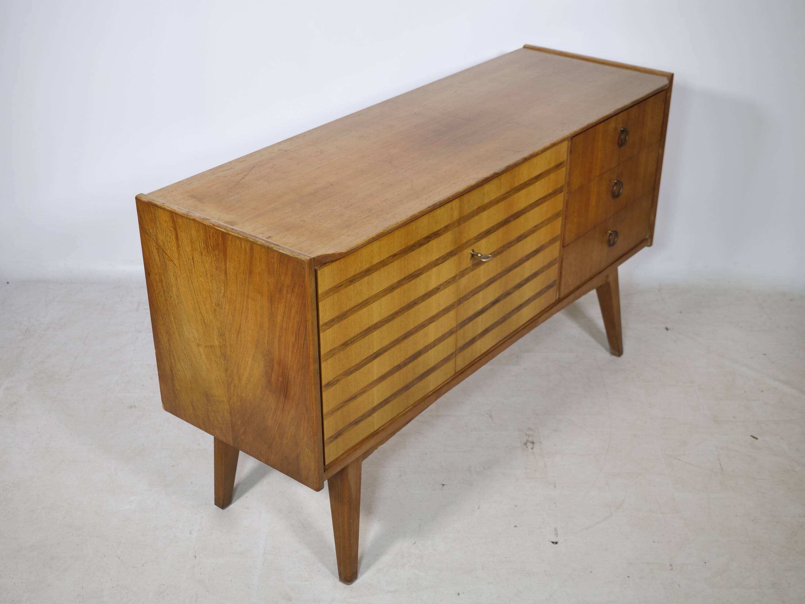Mid Century Walnut Sideboard, 1960s