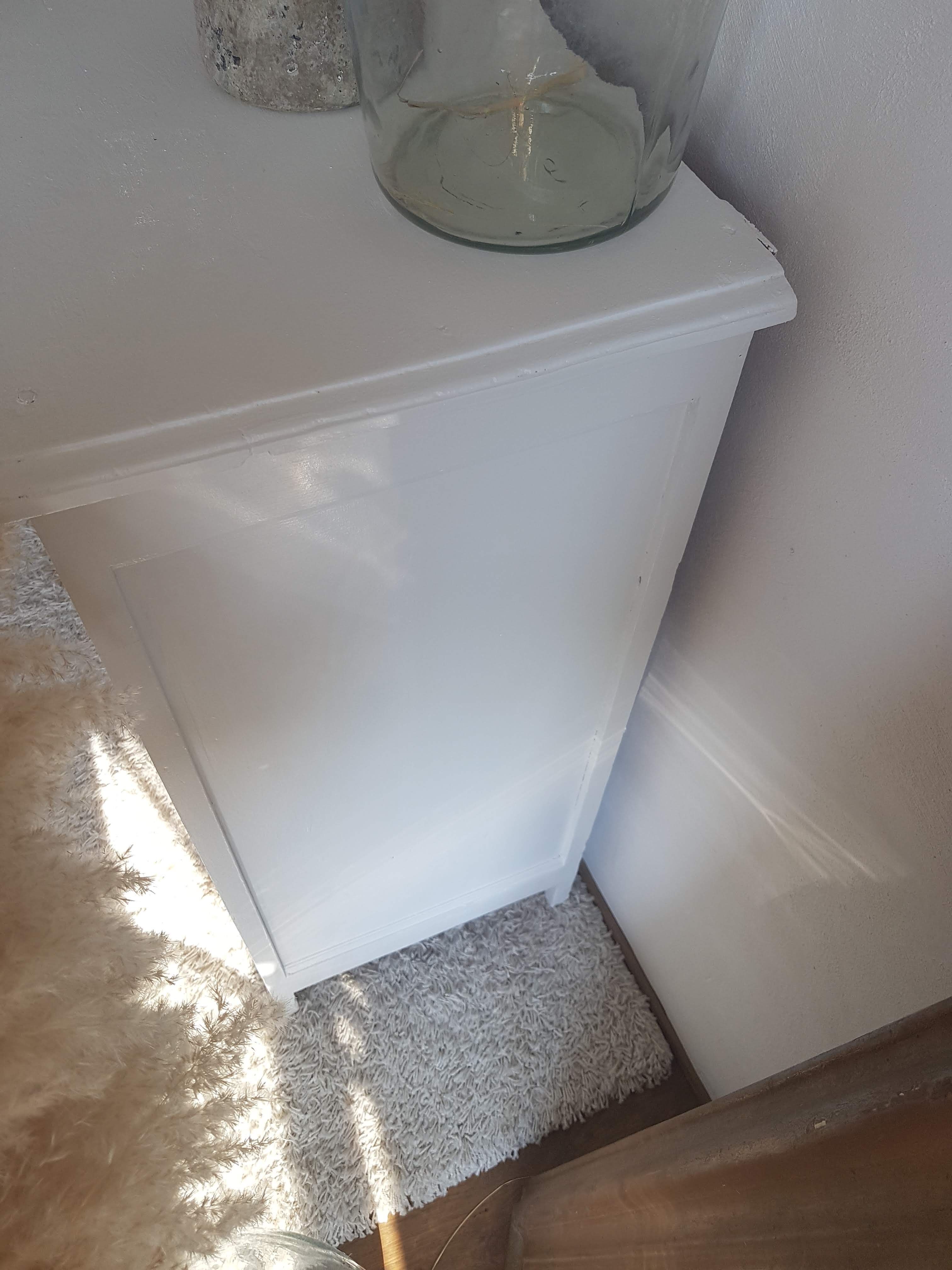 Old white Parisian buffet