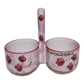 Italian earthenware cups.