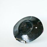 Ceramic serving plate, Violet & Blue glazes, Verno stoneware