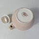 Villeroy & Boch teapot pink and gold signed Lucien Engel
