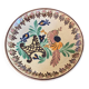 Alsatian artisanal ceramic dish diam 30 cm Soufflenheim H Siegfried