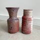 Set of 2 vintage ceramic vases