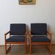 Fauteuils vintage 1970. Ensemble de 2.