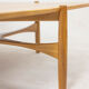 Table basse en merisier, années 1970