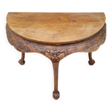 Half-moon console "Yueyazhuo", Huanghuali wood, Qing dynasty, circa 1790 – China