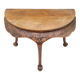 Half-moon console "Yueyazhuo", Huanghuali wood, Qing dynasty, circa 1790 – China