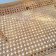 Louis XVI style piano bench in wood and cane