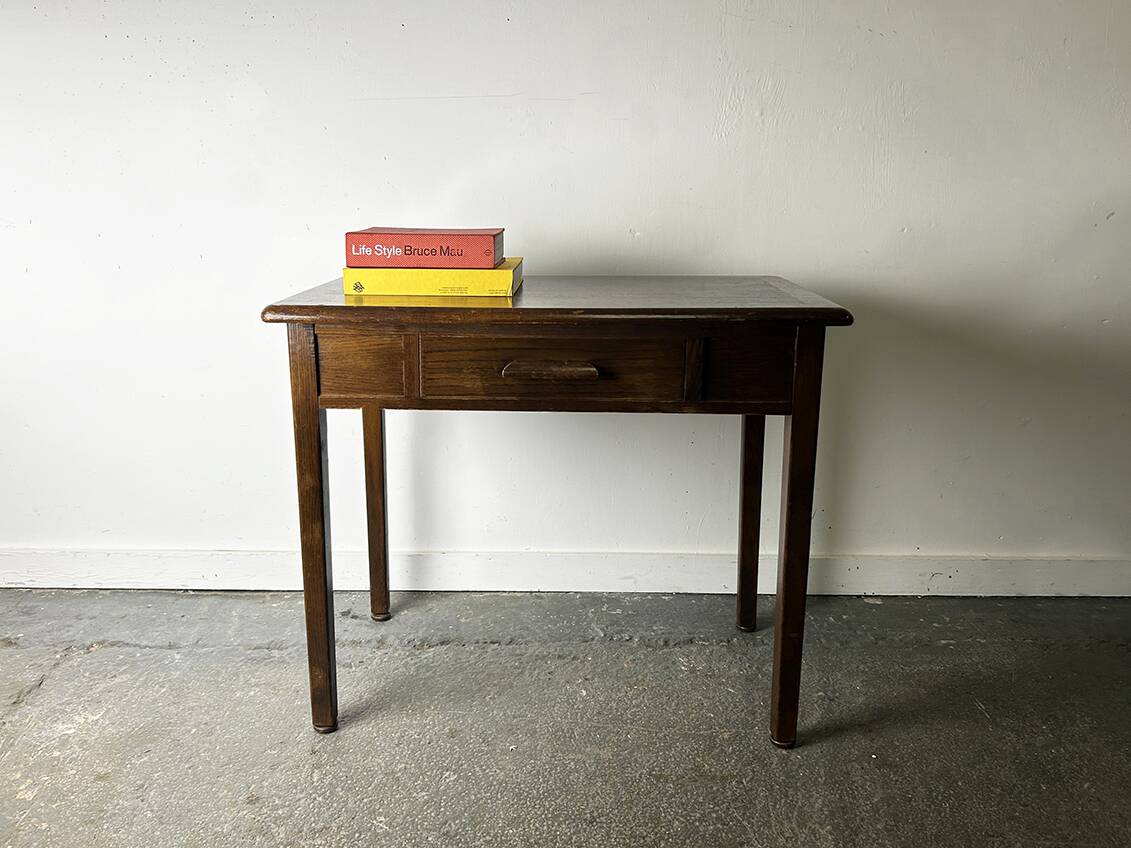 Vintage ‘Abbess’ Oak Office Desk Writing Table Mid Century 1950s-60s
