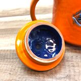 Carstens-Tunnieshoft west germany vintage 70 orange teapot