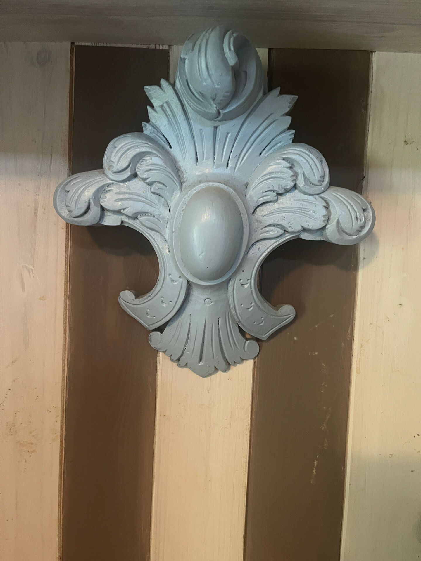Old wooden fronton