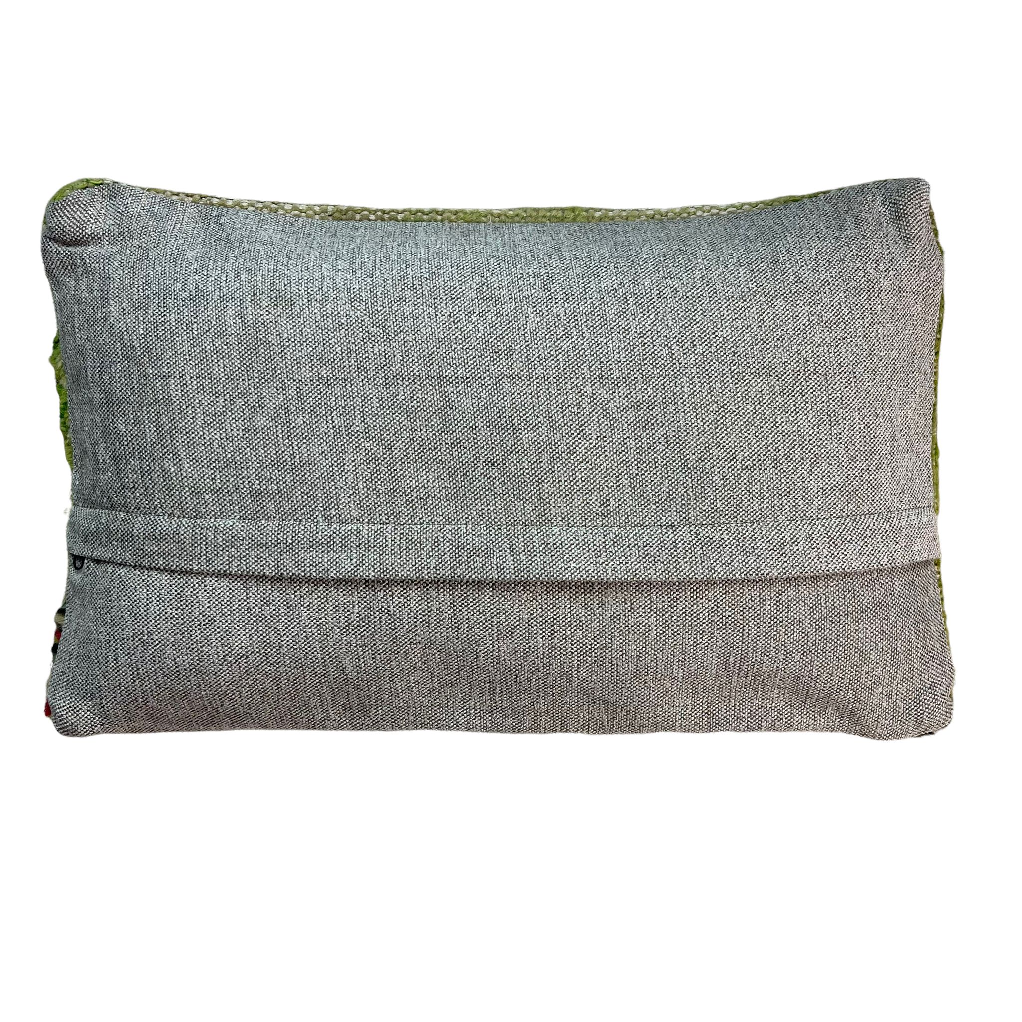 Vintage turkish rug cushion cover, 30 x 50 cm