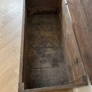 Chest, old wooden dough trough