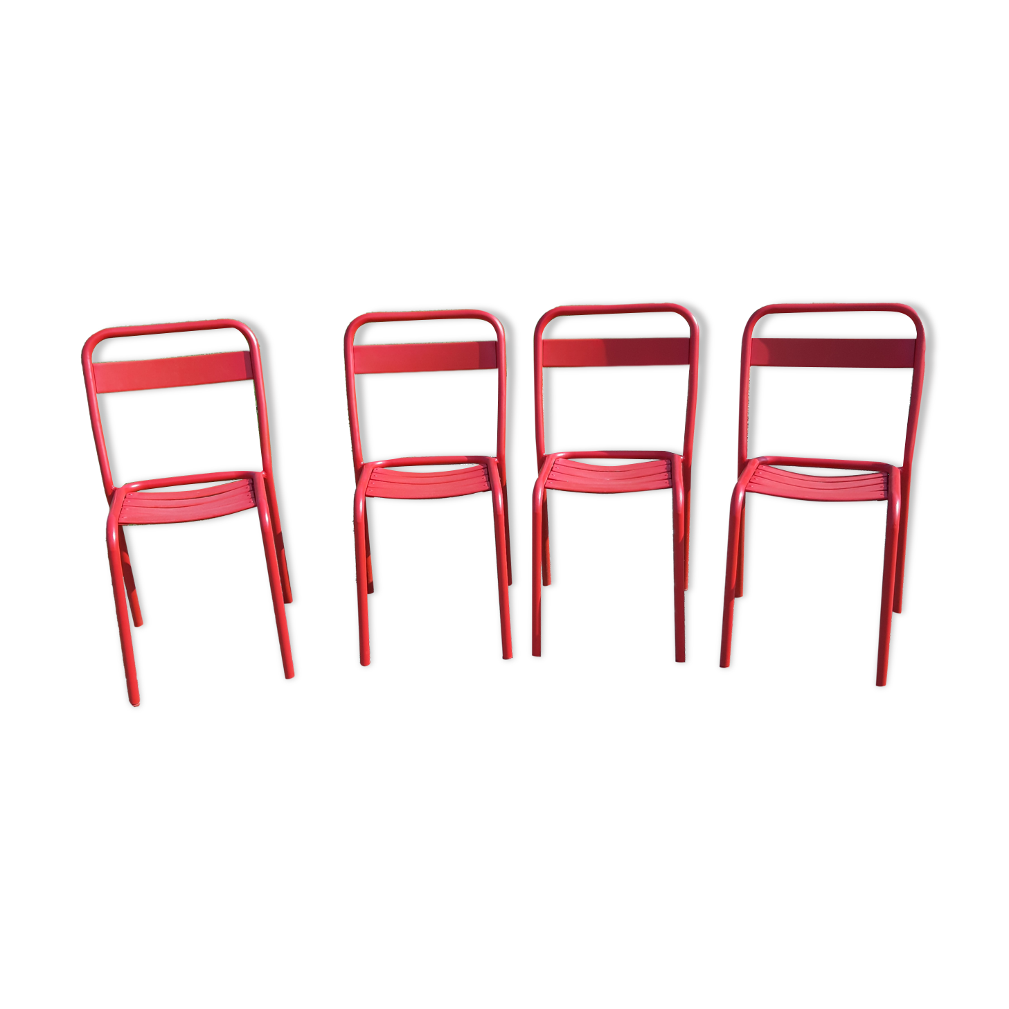 4 chairs tolix