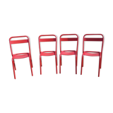 4 chairs tolix