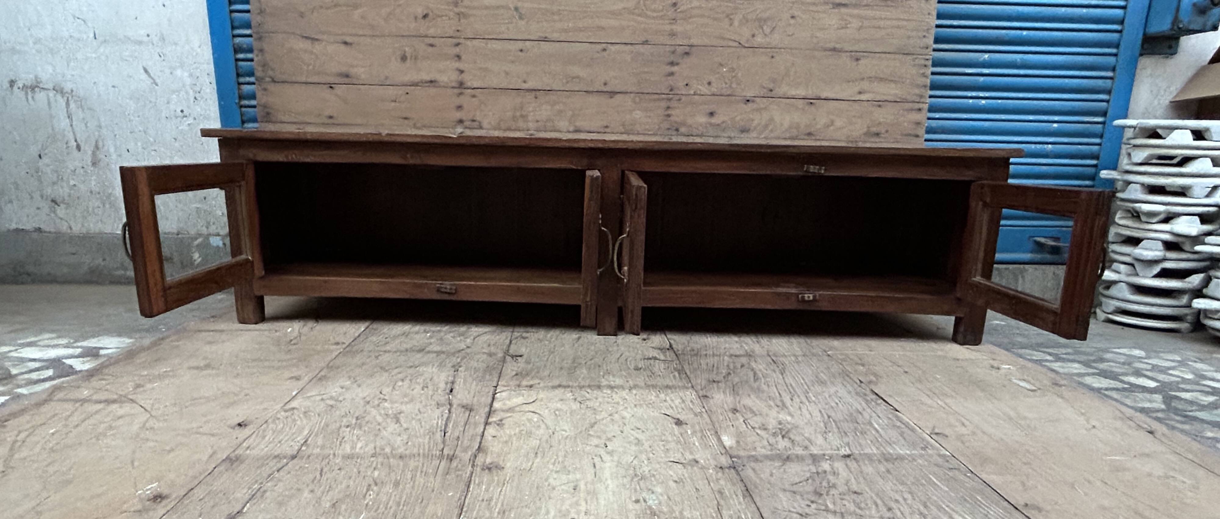 Buffet TV low unit in Burmese teak