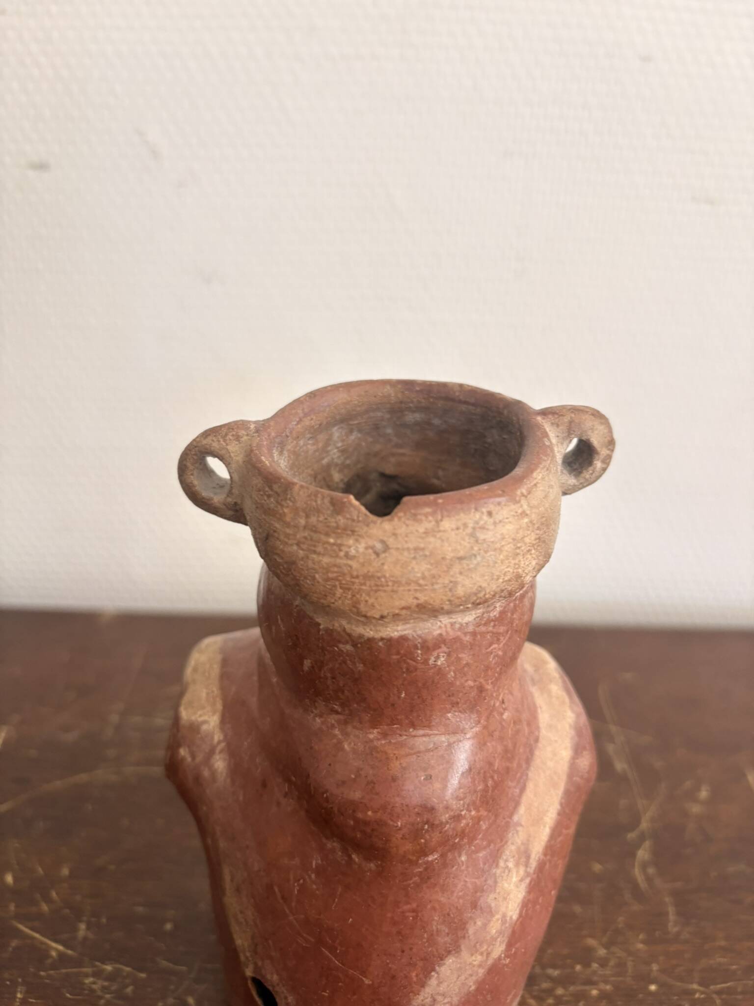 Sculpture Vase Anthropomorphic Terracotta Peru Chancay Vicus Chorotega Gra
