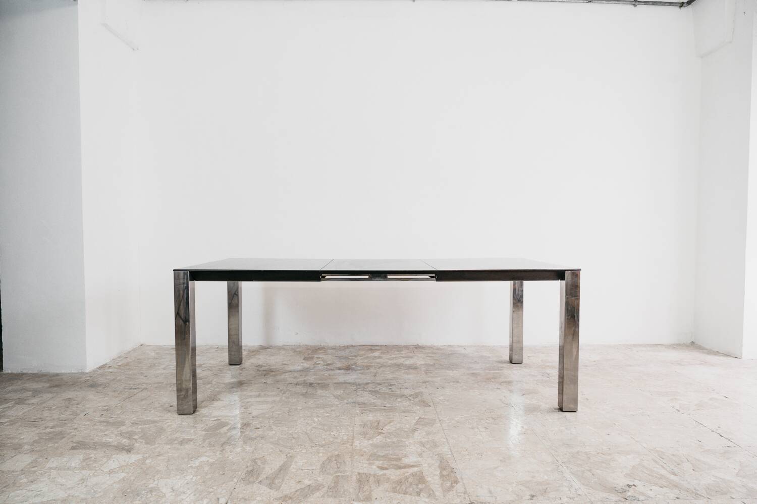 Table à manger extensible Giovanni Offredi Saporiti design années 70