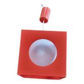 Space age cube pendant light Richard Essig, type 4022, vintage 70s