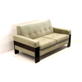 Vintage Brutalist 2-person sofa made in the 1970s