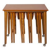 Table and four chairs set by Paul Hundevad