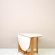 White round table with wings