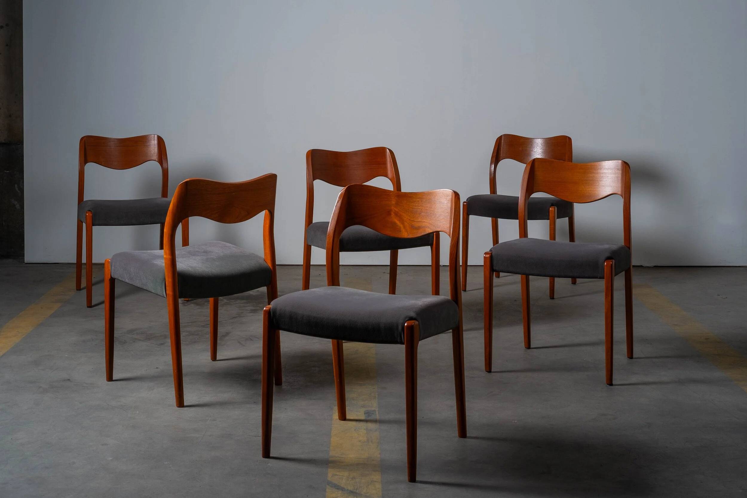 Niels O. Møller - Model 71 dining chairs