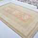 Tapis de sol Oushak vintage sku 3589