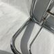 Chrome tubular cloakroom coat rack