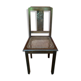 Table chair in caning
