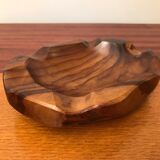 Large ashtray, empty pocket, olive wood