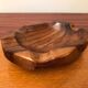 Large ashtray, empty pocket, olive wood