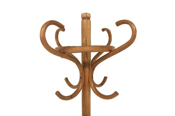 Porte-manteau perroquet en hêtre, Suède, 1960