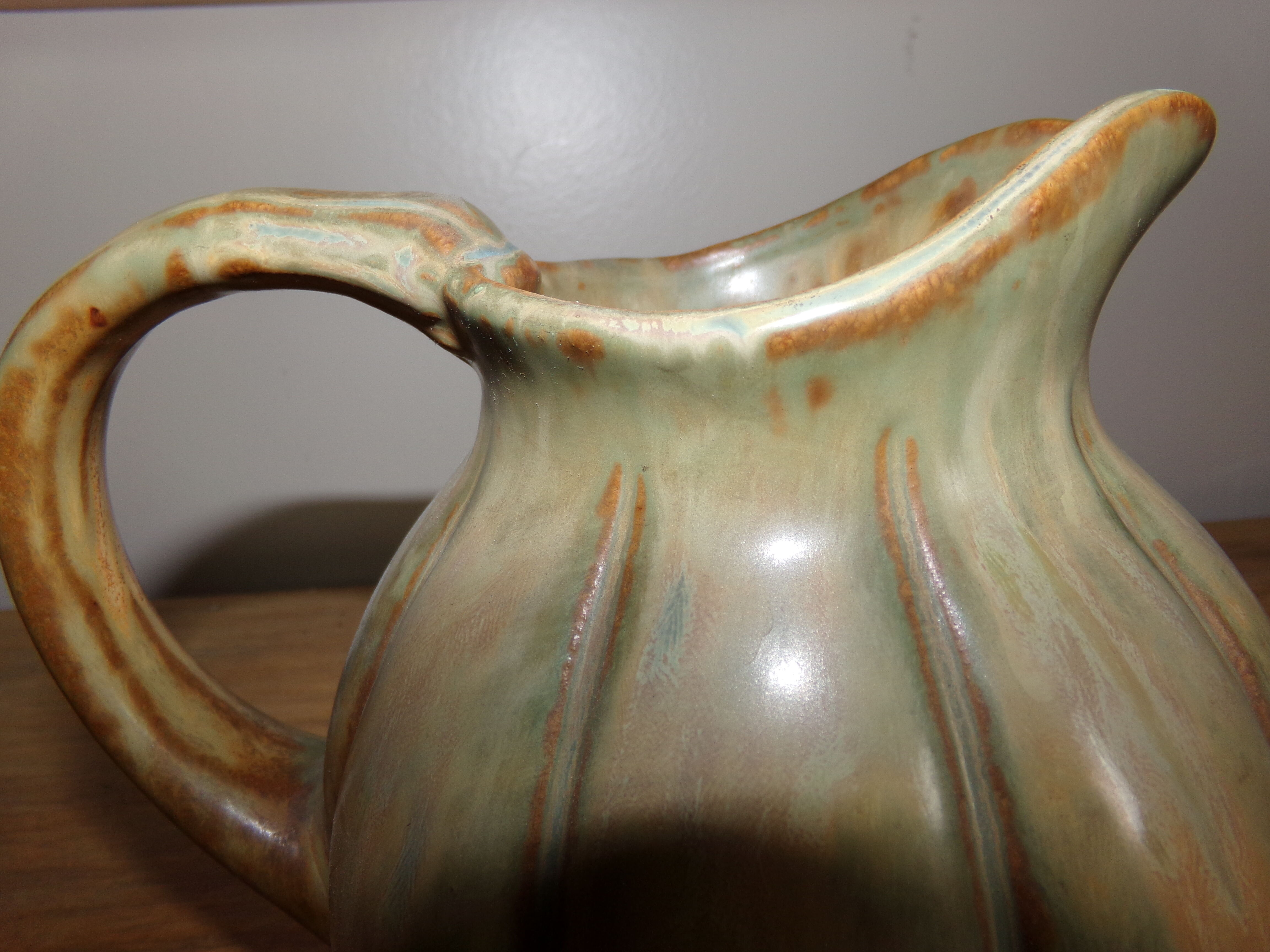 Pitcher in sandstone