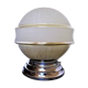 Ceiling lamp mid century round ball glass Granita Golden fillets
