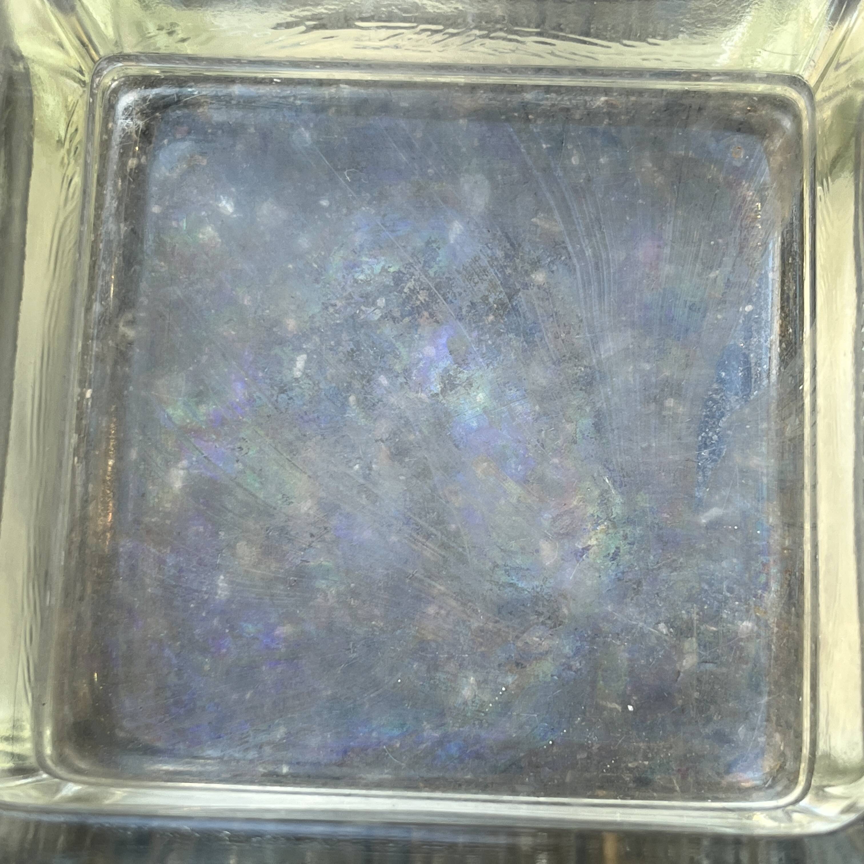 Lumax glass block tray - lumax charlotte perriand ashtray
