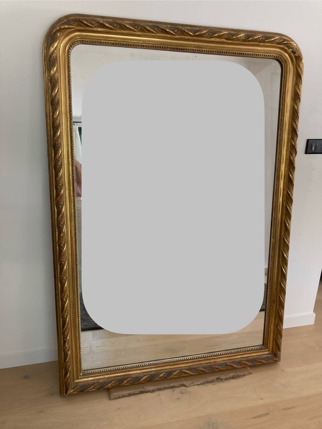 Large antique mirror