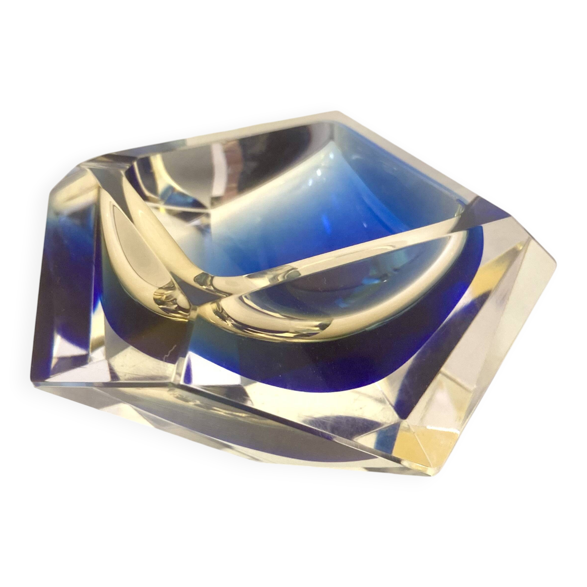 Superbe cendrier Murano Flavio Poli