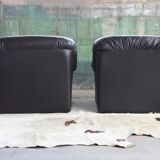 Post-modern upholstered sculptural armchair 1980