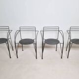 Set of 4 armchairs by Pascal Mourgue for Fermob