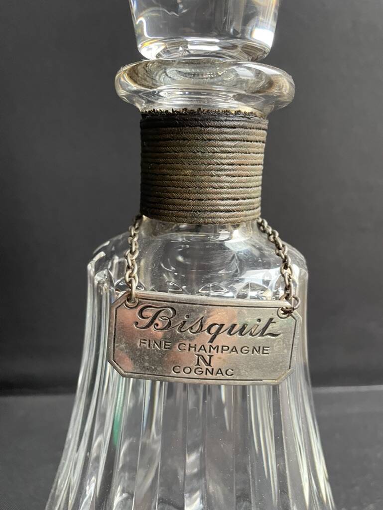 Carafe stamped Baccarat - Biscuit Fine Champagne Cognac Napoléon