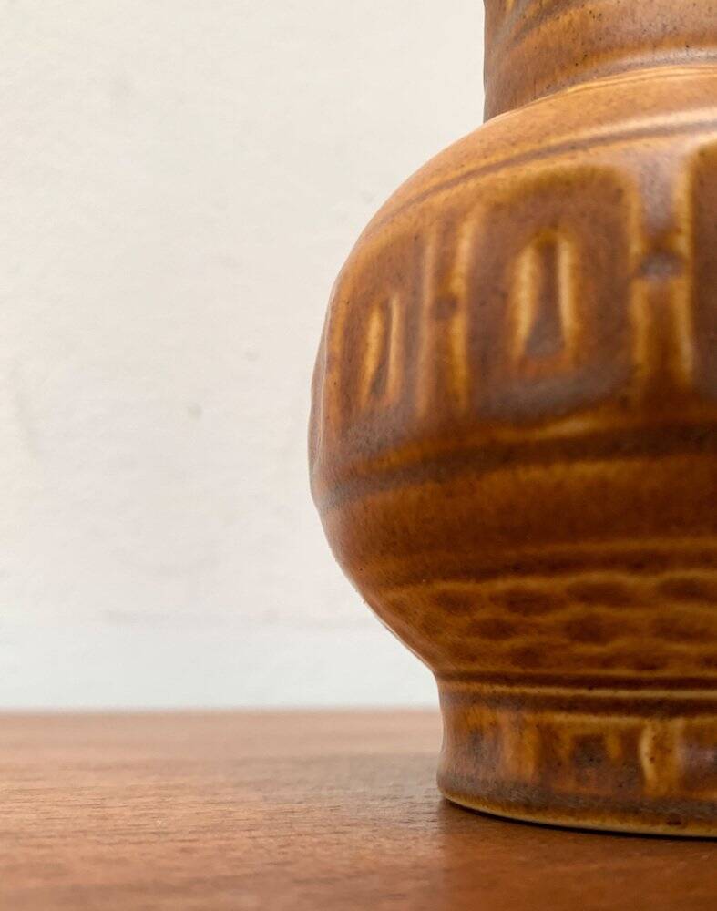 West German pottery vase by Scheurich, mid-century, 1960s.