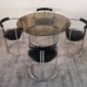 Bauhaus-style dining set from the 70s