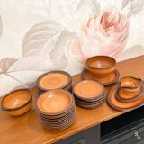 Stoneware service - St Amand earthenware - Meylan model