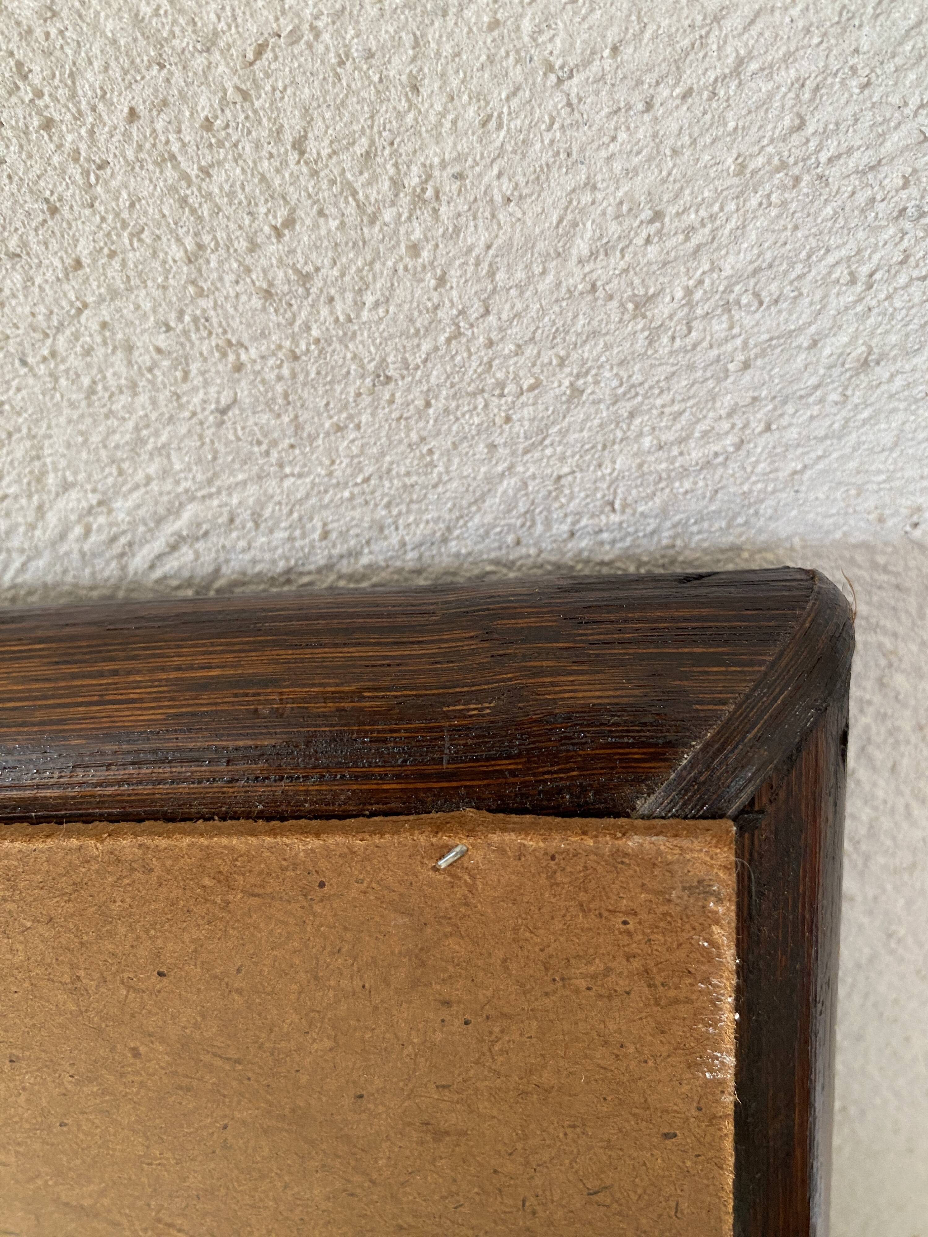 Wooden mirror 37x60 cm, 80s