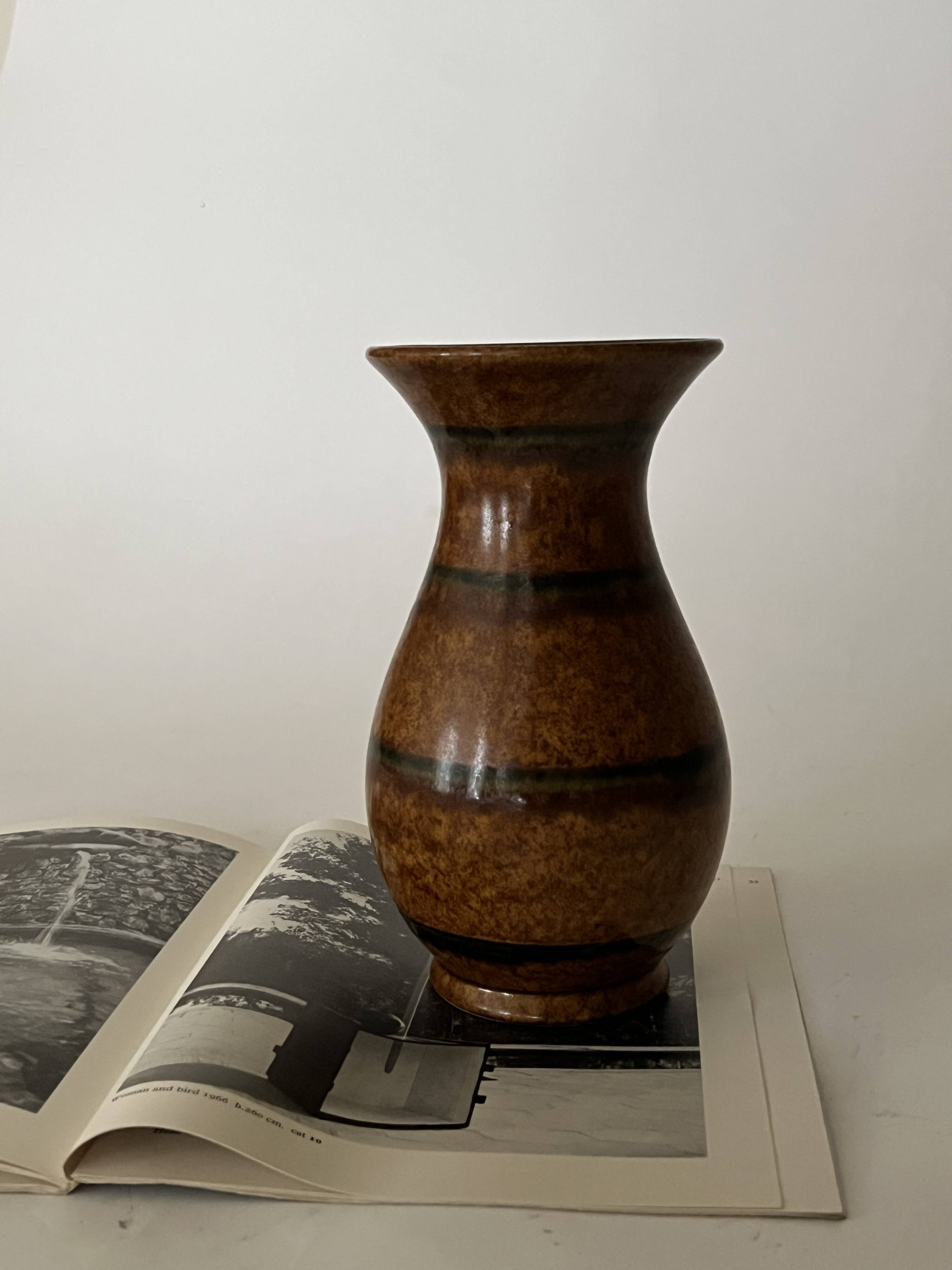 West German ceramic vase, German design 1970