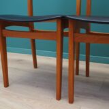 Set of four beech chairs, Danish design, 1970s, production: Denmark