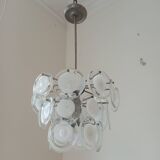 Vistosi Murano 2 suspensions en verre 1960'