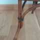Fauteuil bistrot en bambou et osier
