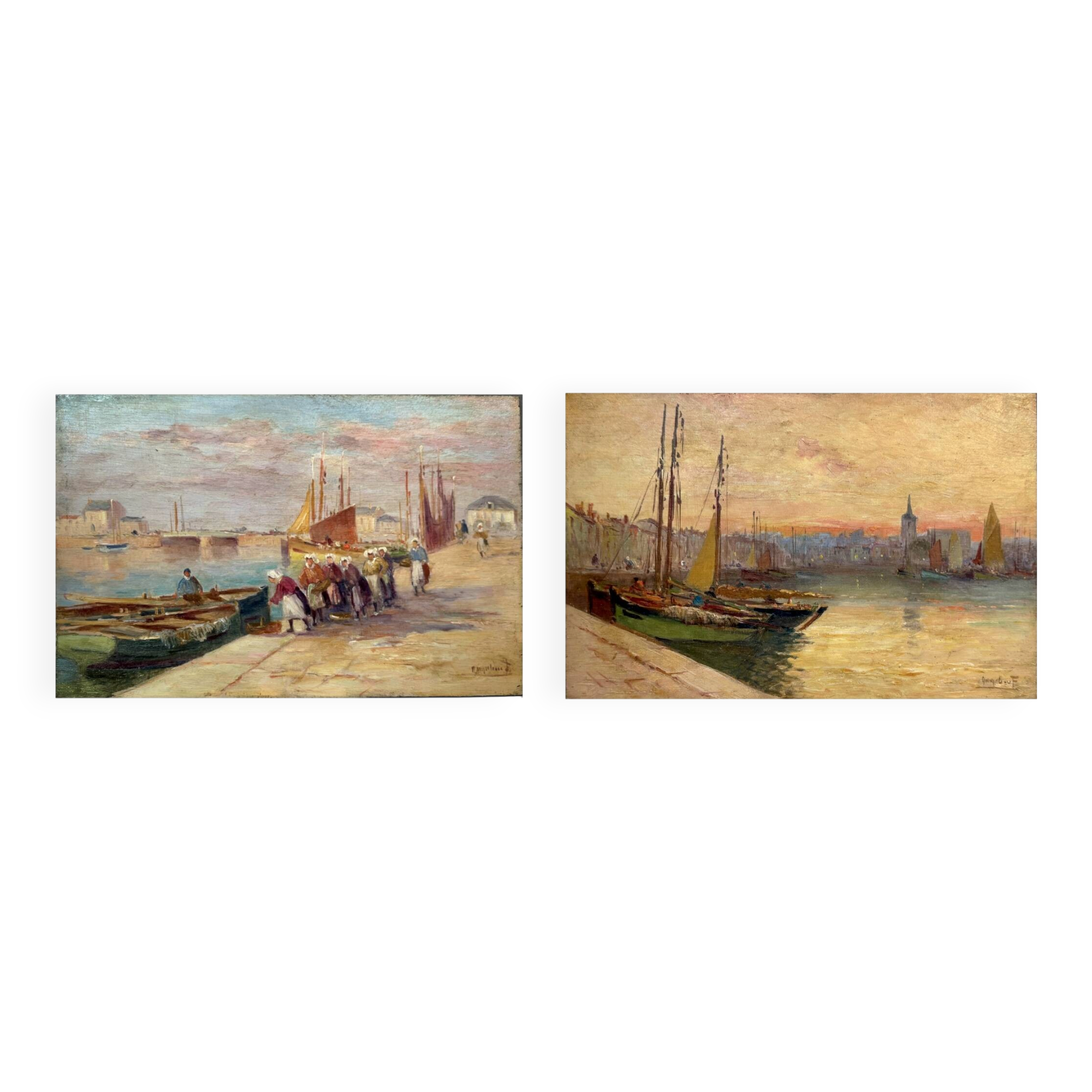 Le port des Sables d’Olonne  août 1917